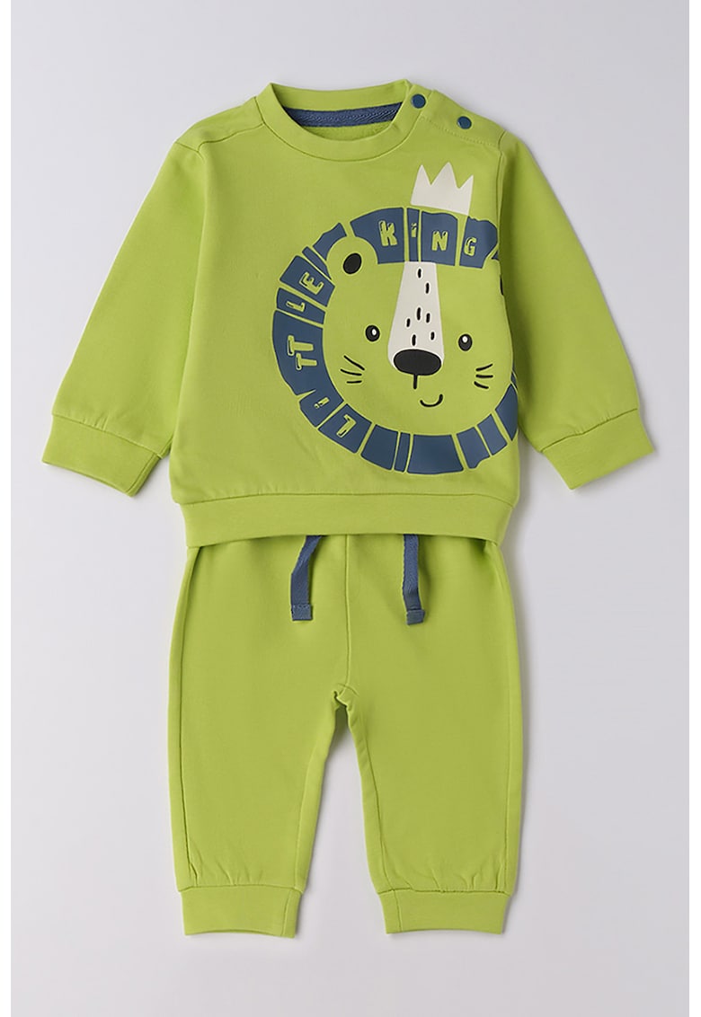 Set de bluza de trening din bumbac si pantaloni de trening - 2 piese