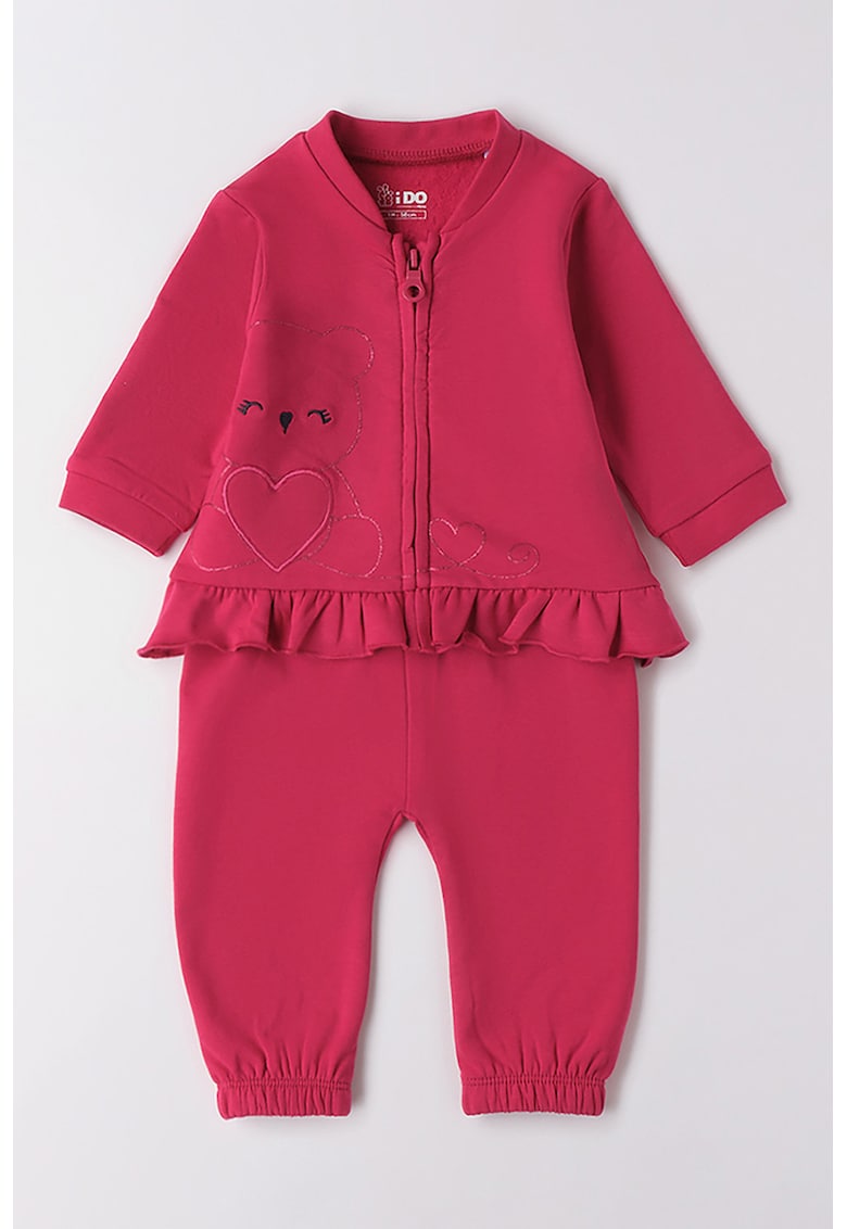 Trening din amestec de bumbac cu terminatie cu volane