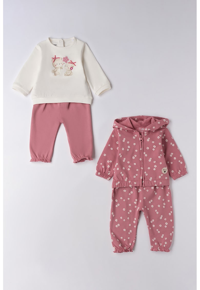 Set de hanorac - bluza si pantaloni - 4 piese Set de hanorac - bluza si pantaloni - 4 piese