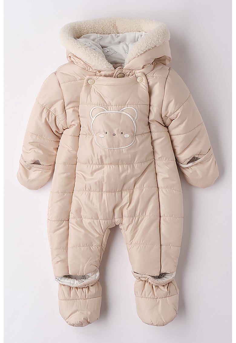 Salopeta de iarna cu manusi si botosei detasabili