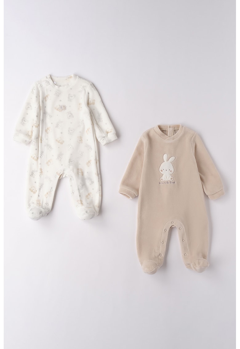 Set de salopete cu botosei - 2 piese