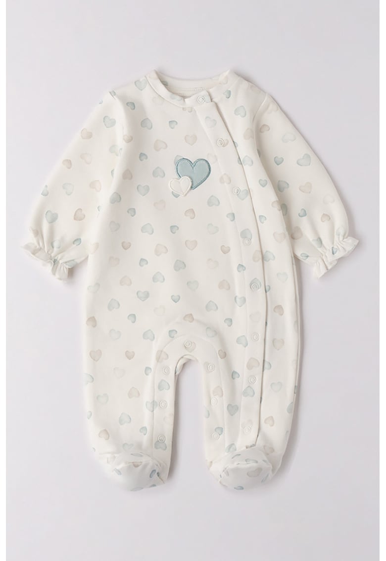 Salopeta cu imprimeu si botosei