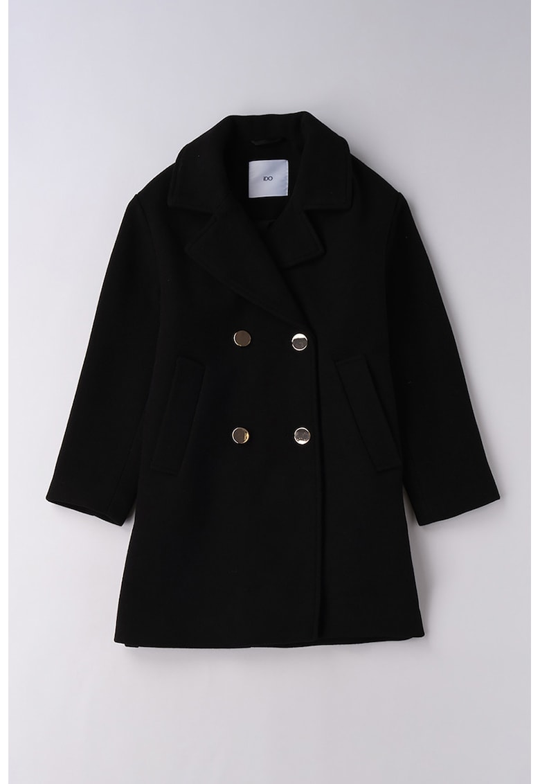 Palton regular fit cu nasturi