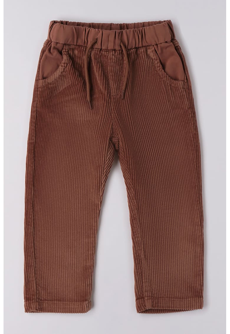 Pantaloni uni cu snur