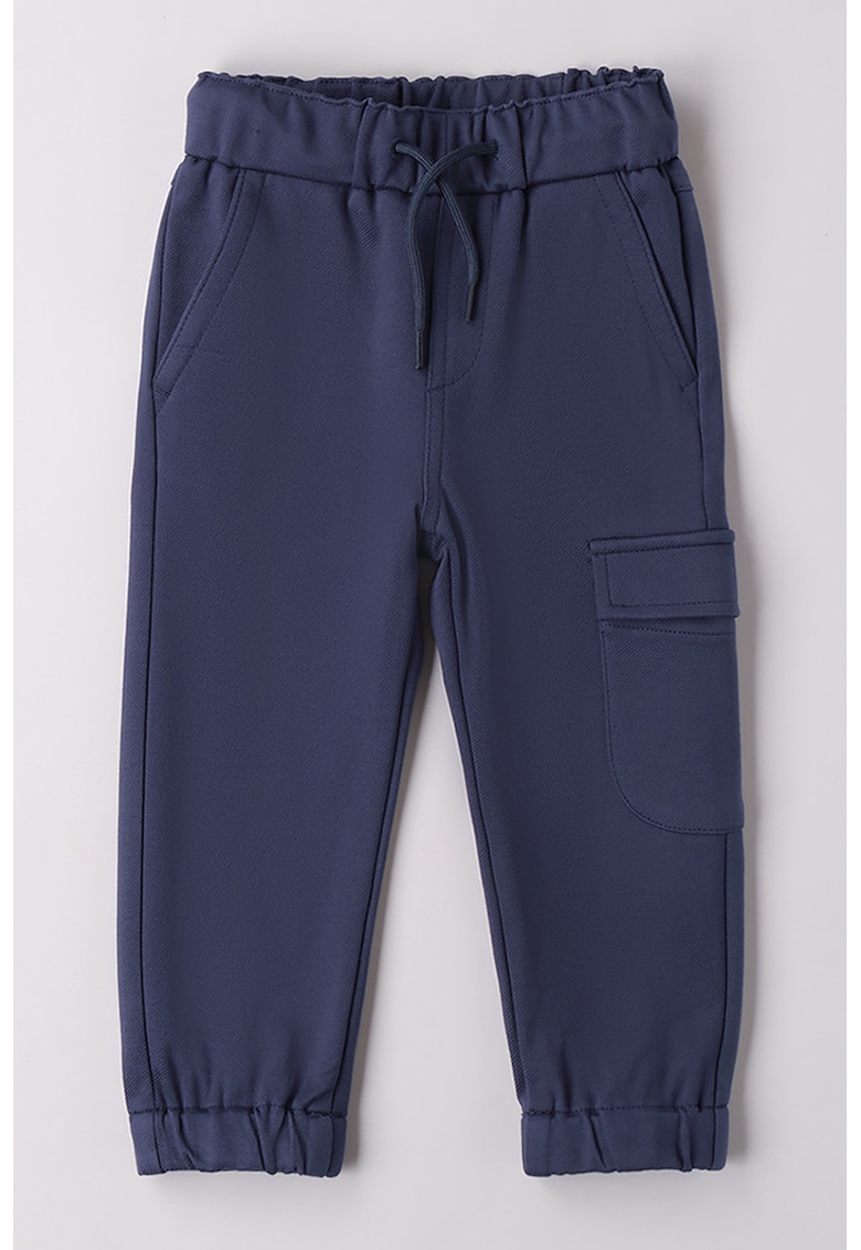 Pantaloni uni cu snur