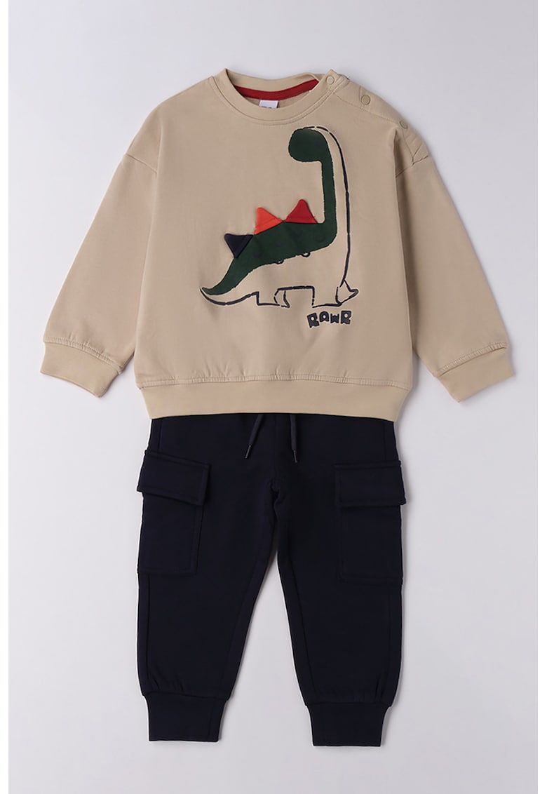 Trening cu pantaloni cargo cu snur