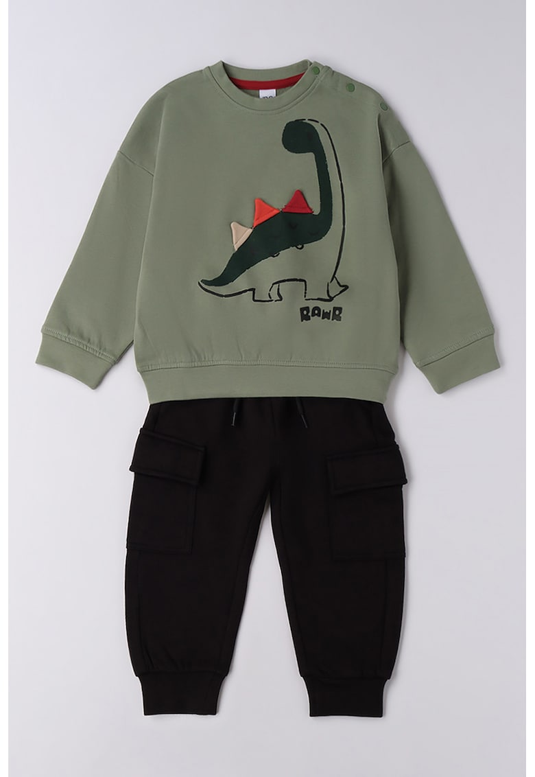 Trening cu pantaloni cargo cu snur