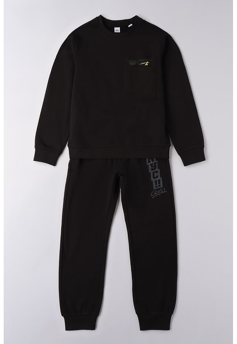 Trening de bumbac cu imprimeu text