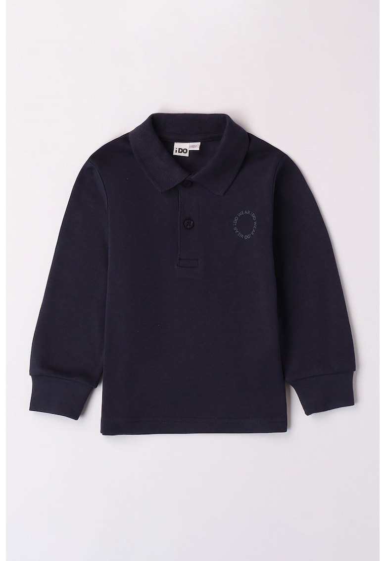 Bluza polo de bumbac