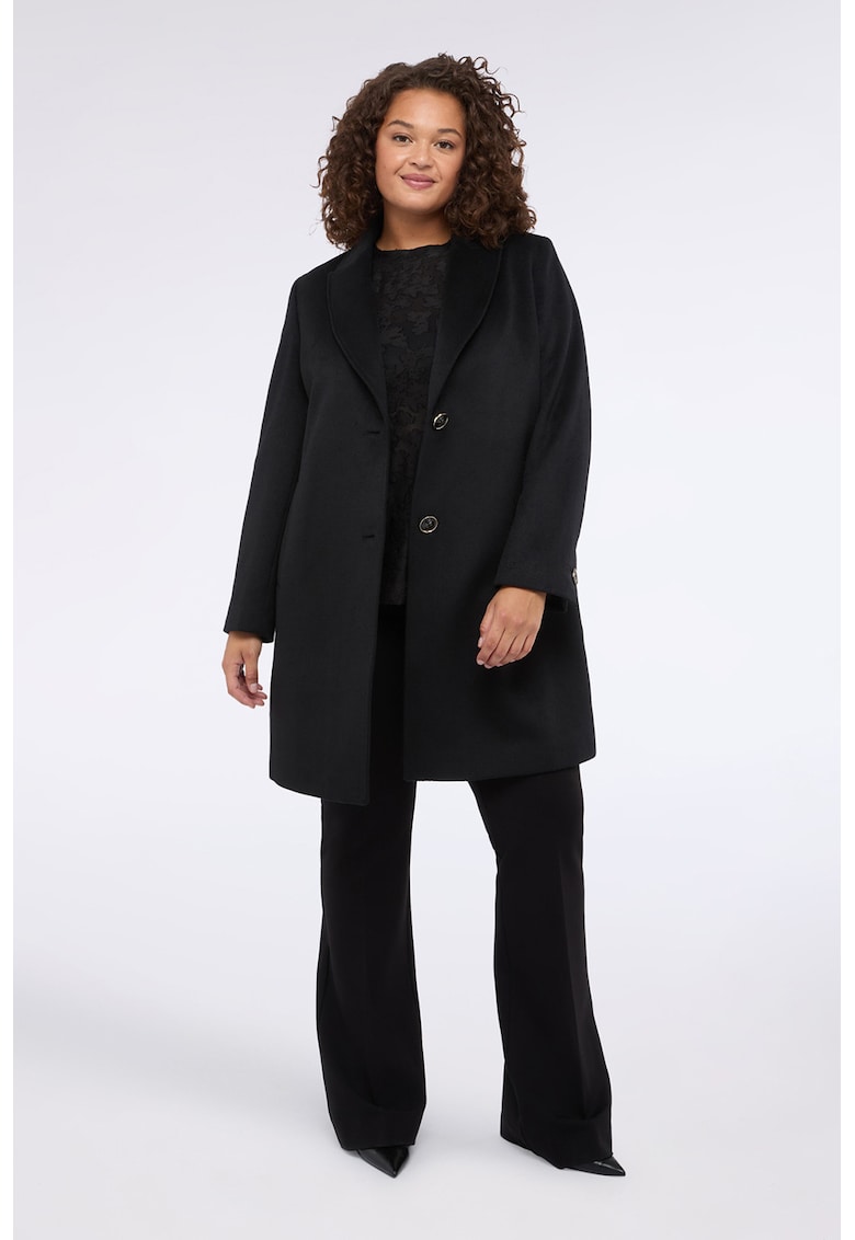 Pantaloni bootcut cu talie inalta