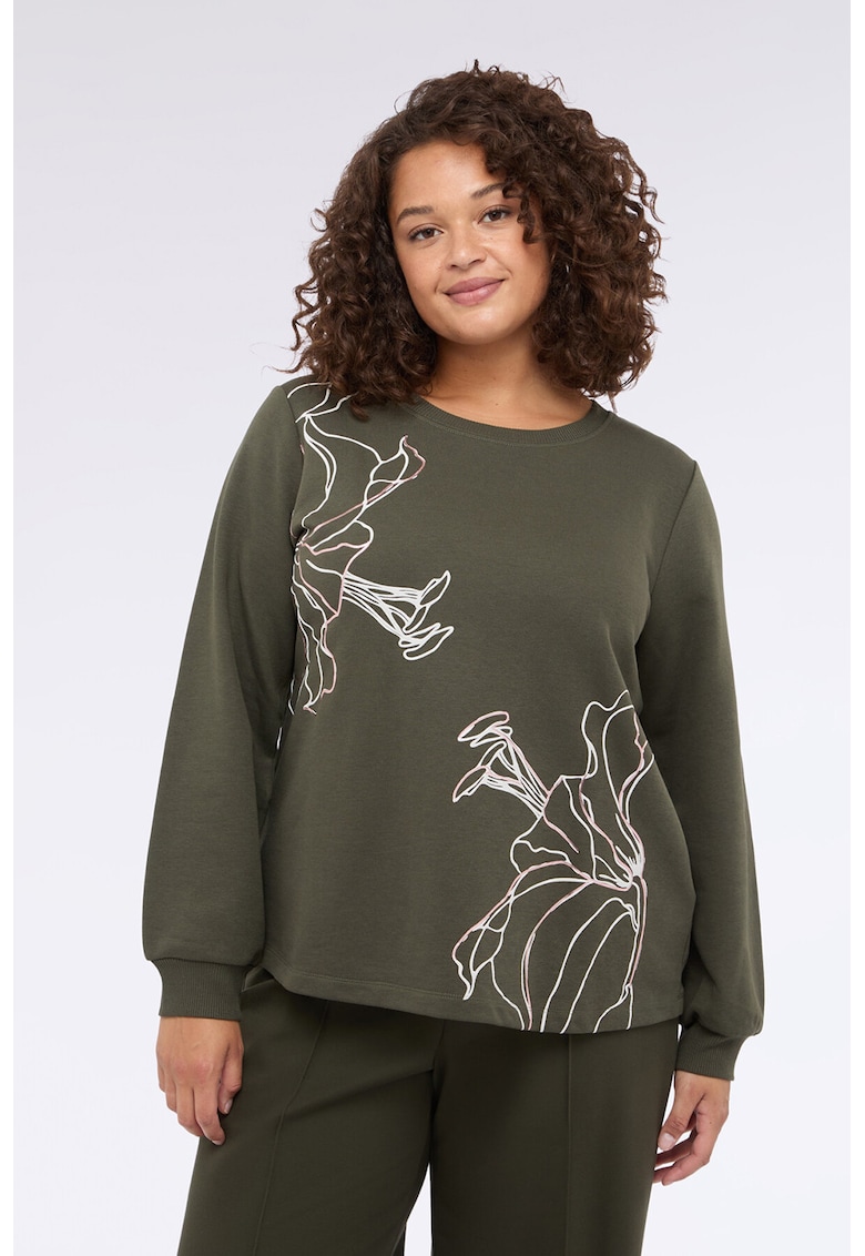 Bluza de trening cu imprimeu floral