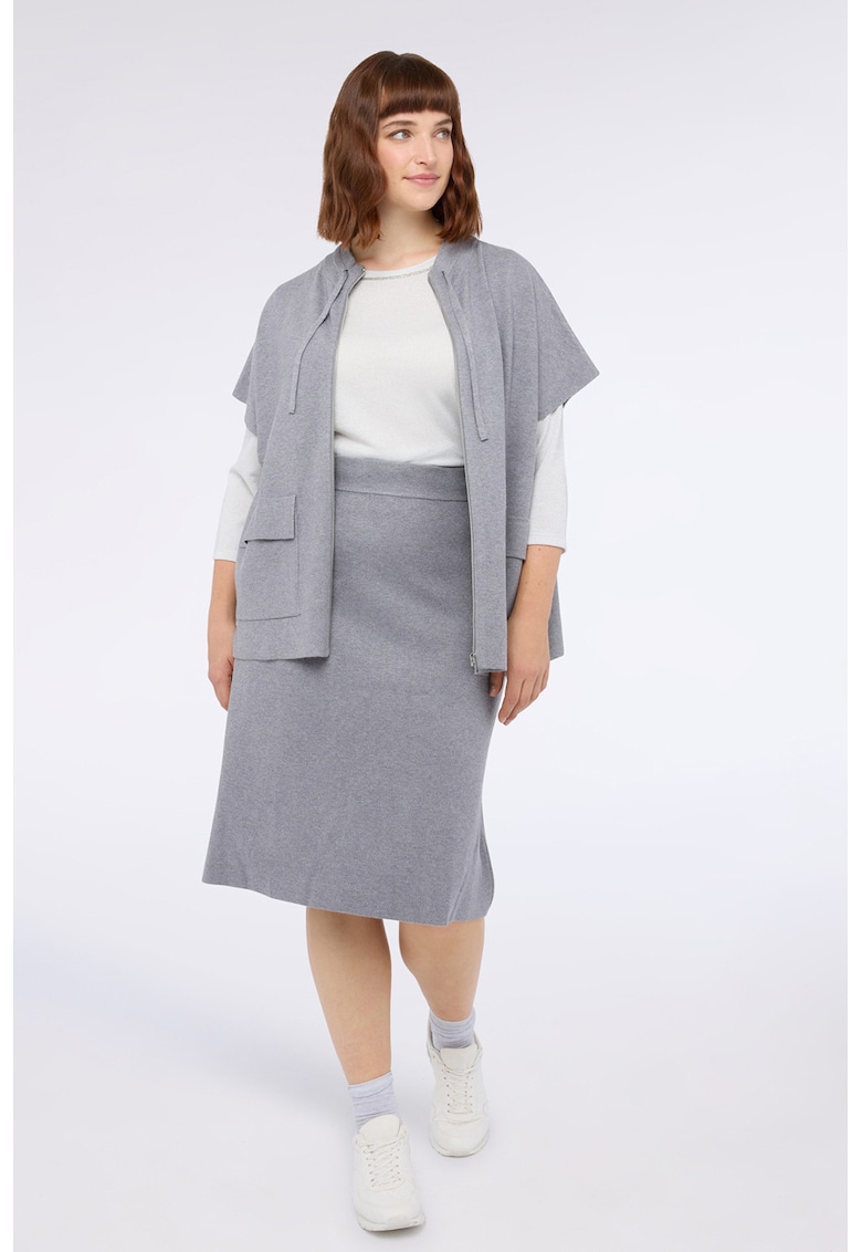 Bluza uni cu maneci medii