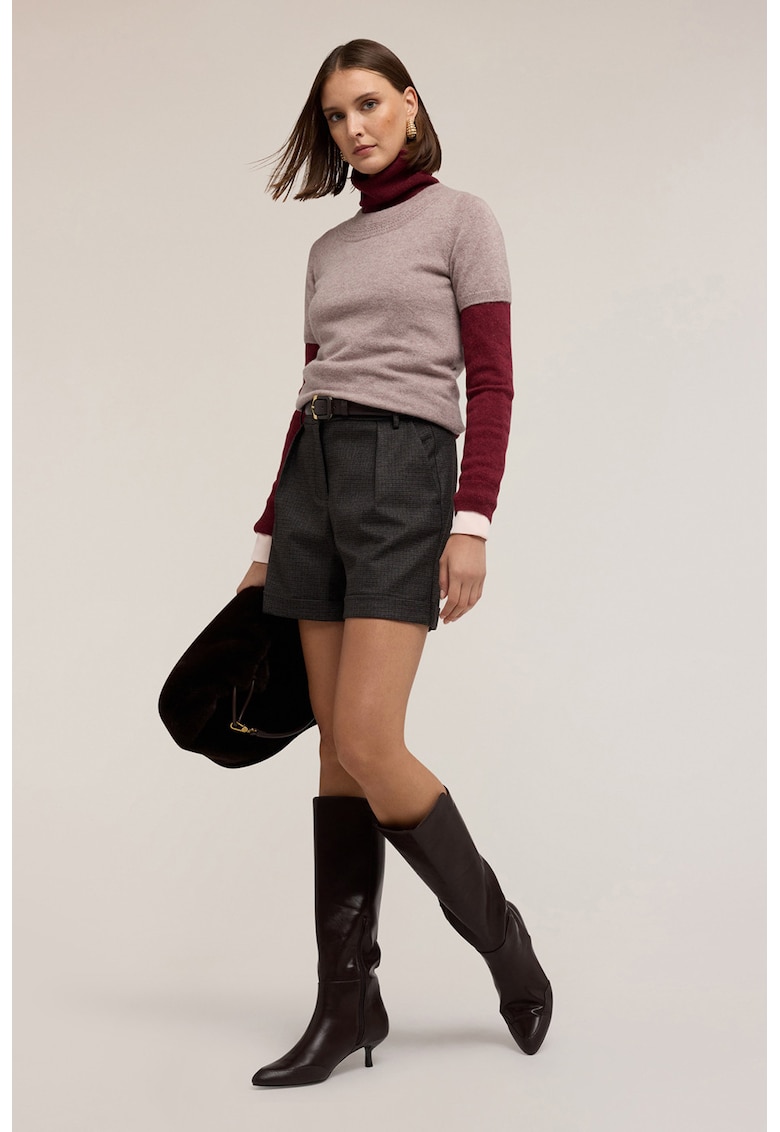 Pantaloi scurti cu talie inalta