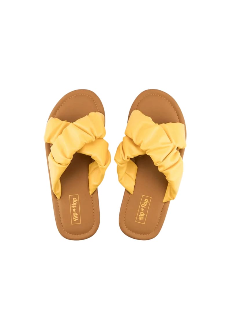 Papuci din piele ecologica