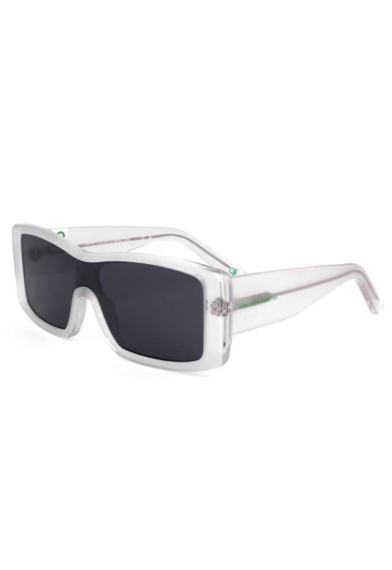 Ochelari de soare unisex Benetton BE5026 - transparent - lentile gri cat.3 - dimensiune 126mm - set cu husa originala
