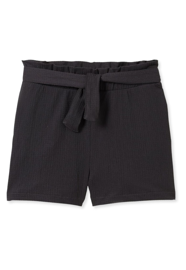 Pantaloni scurti gri cu nervuri pentru fete 152