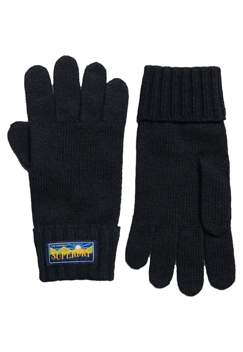 Manusi Vintage Radar 2.0 din lana bleumarin pentru femei - marime S/M