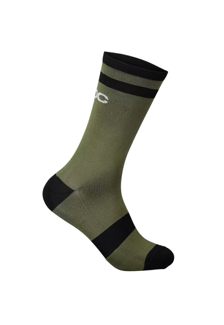 Sosete sport Lure MTB - kaki - M INTL (40-42 EU) - manseta lunga - material respirabil