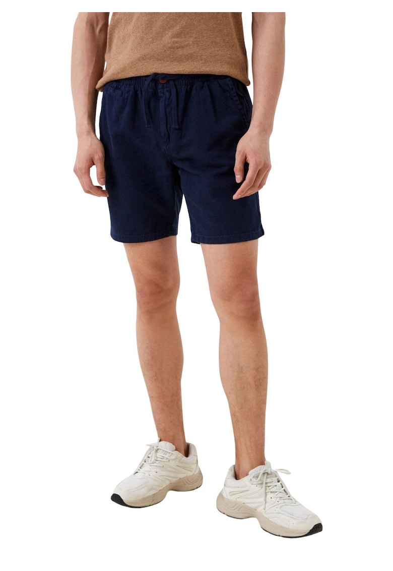 Pantaloni scurti Vintage Overdyed pentru barbati - bleumarin - marime