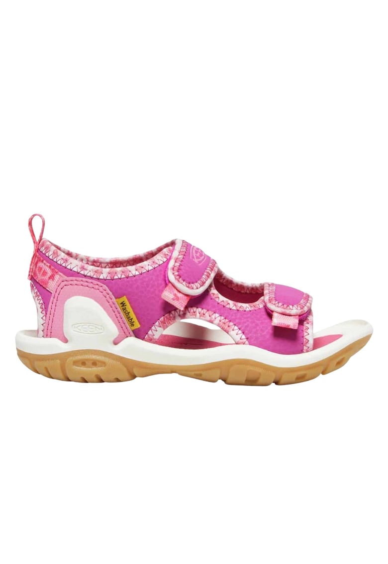 Sandale pentru copii Knotch Creek usoare cu velcro - roz - marimea