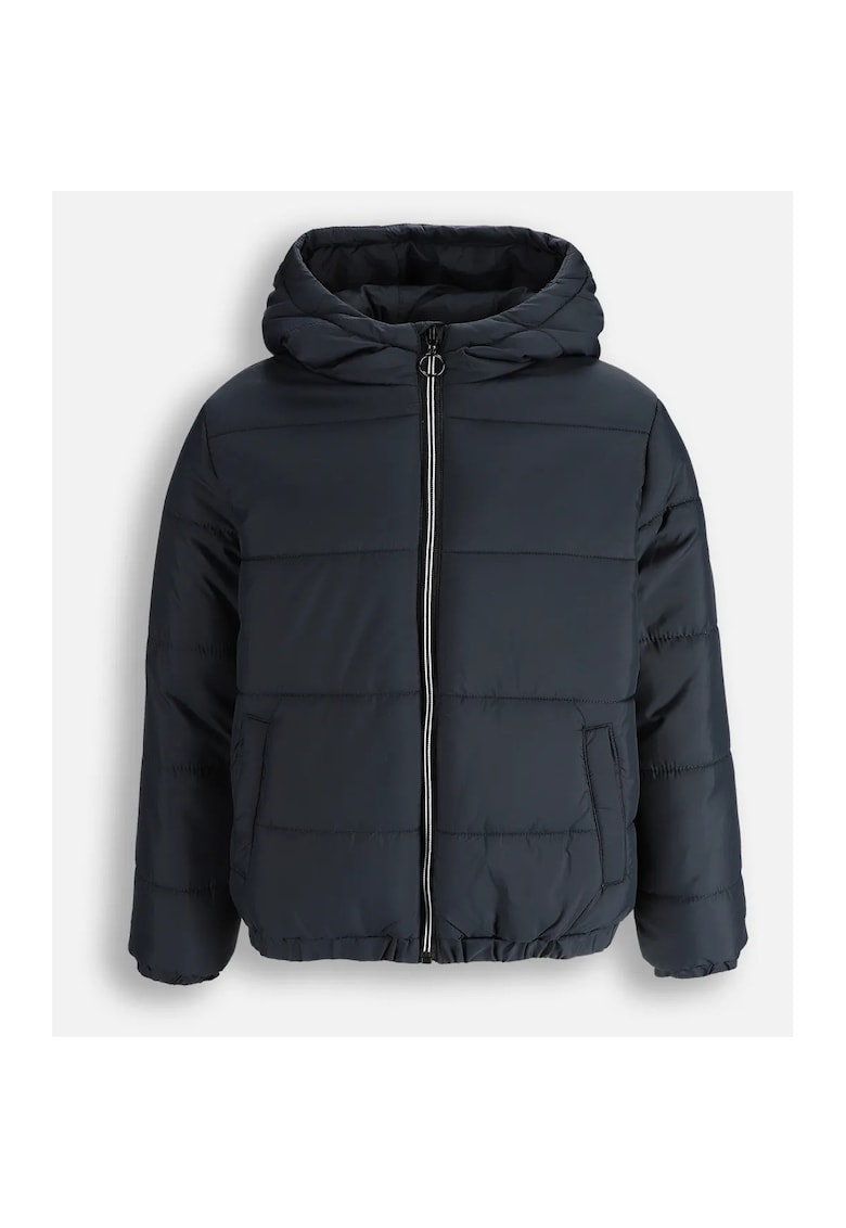 Geaca de tranzitie copii poliester - matlasata - impermeabila - neagra