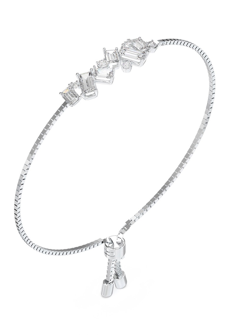 Bratara glisanta de otel inoxidabil cu cristale