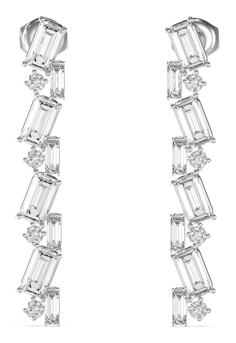 Cercei din otel inoxidabil cu zirconia