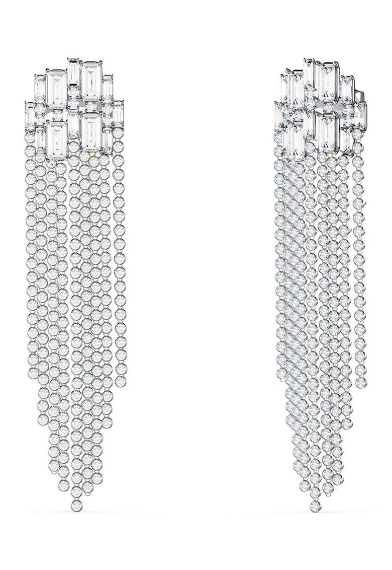 Cercei decorati cu zirconia