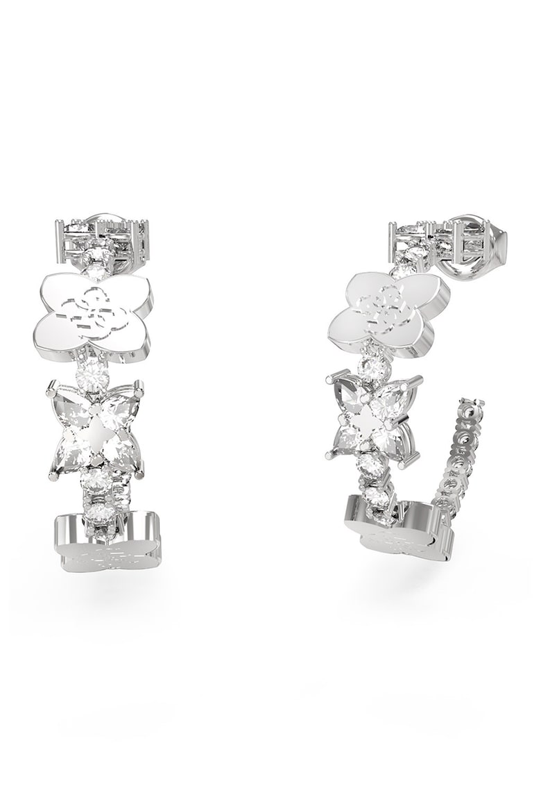 Cercei rotunzi cu zirconia