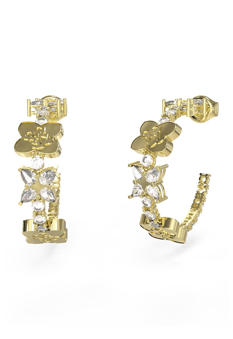 Cercei rotunzi cu zirconia