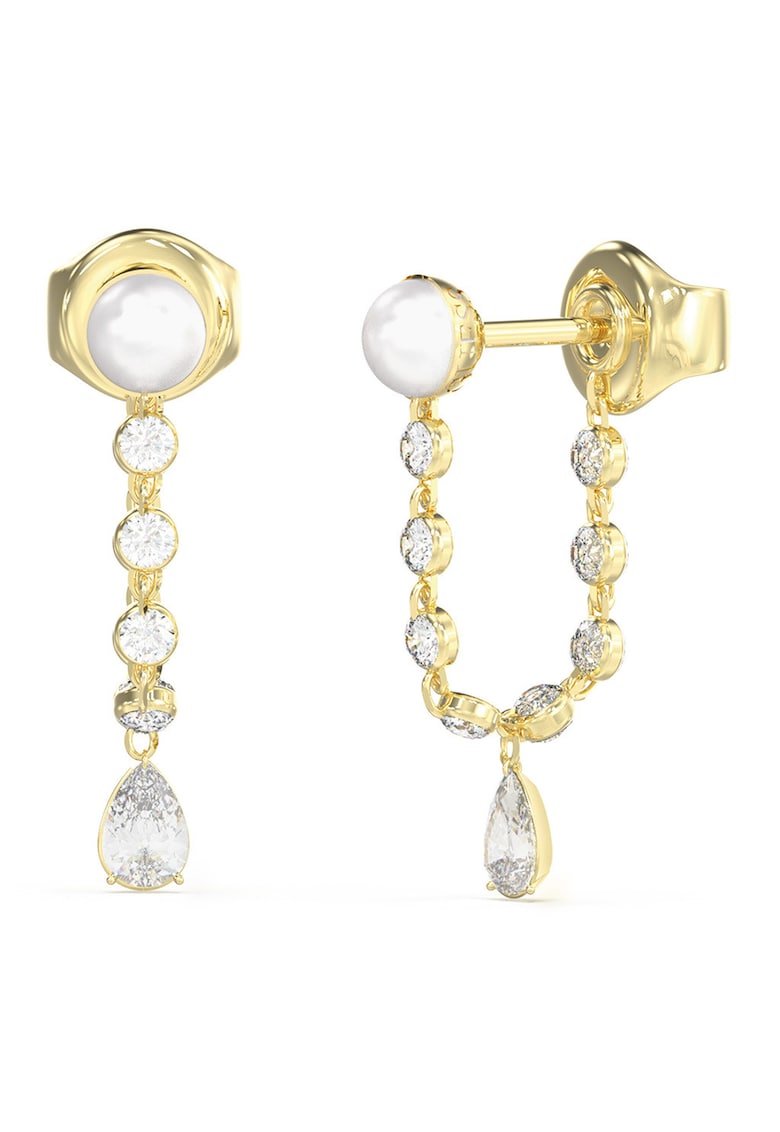 Cercei din otel inoxidabil cu zirconia