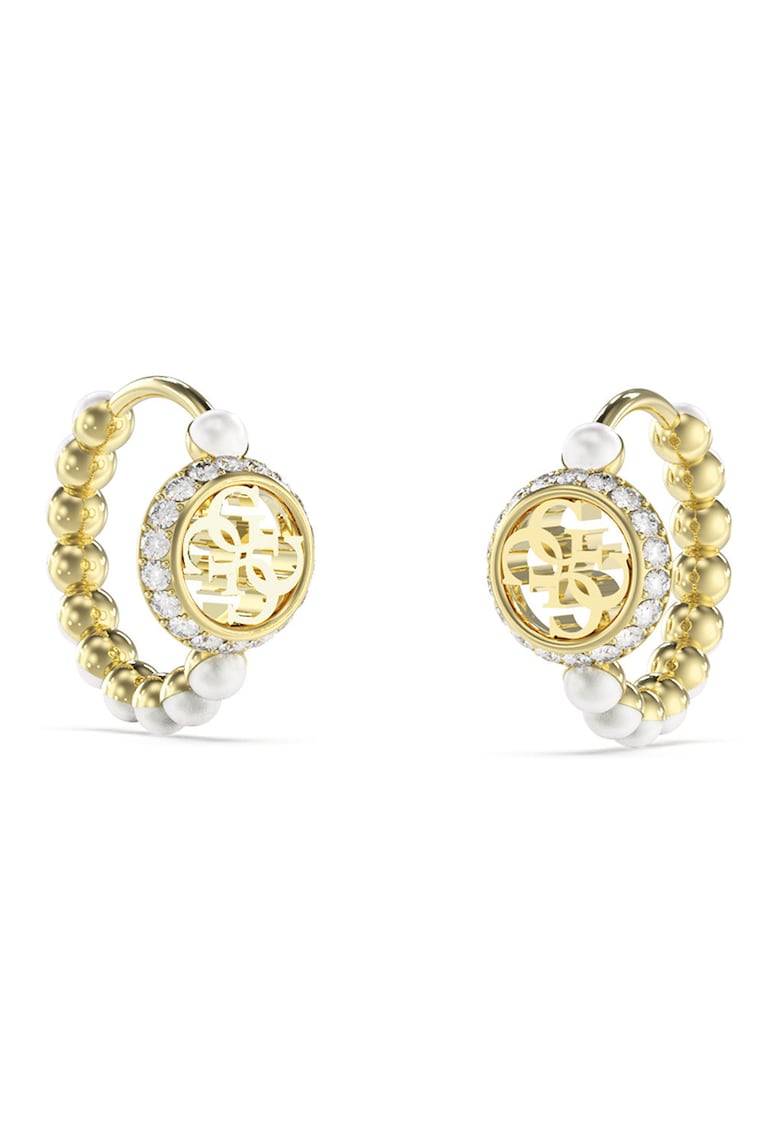 Cercei din otel inoxidabil cu cristale