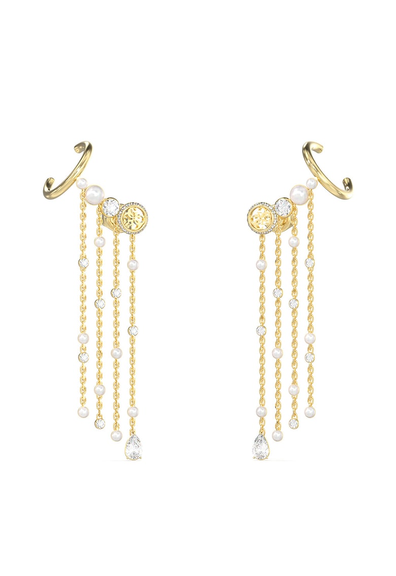 Cercei cu siraguri - zirconia si Mother of Pearl