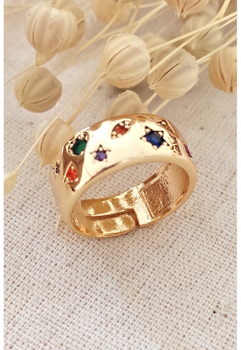 Inel lat ajustabil cu zirconia