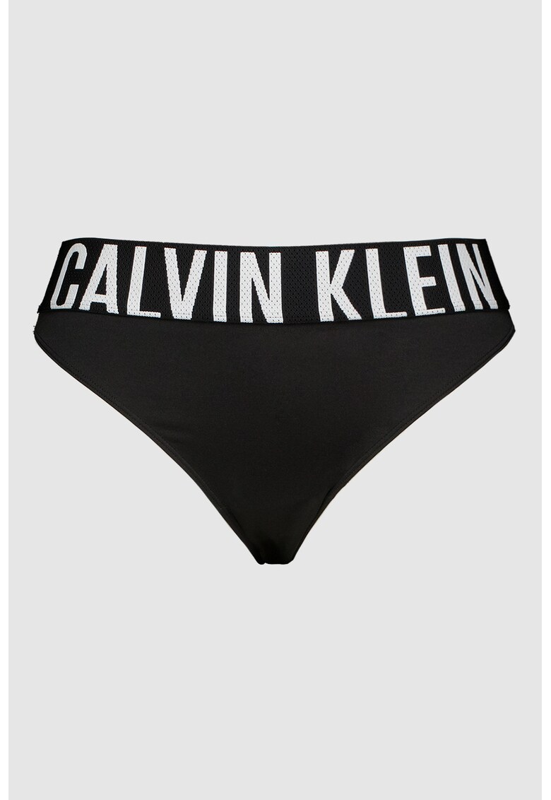 Chiloti cu banda logo in talie - Negru