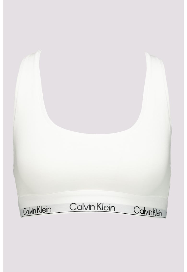 Bustiera din amestec de modal si bumbac cu banda logo