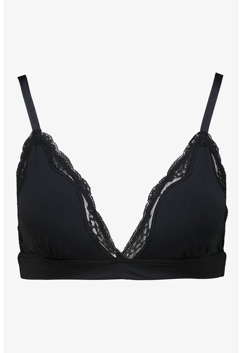 Sutien fara burete cu garnituri de dantela