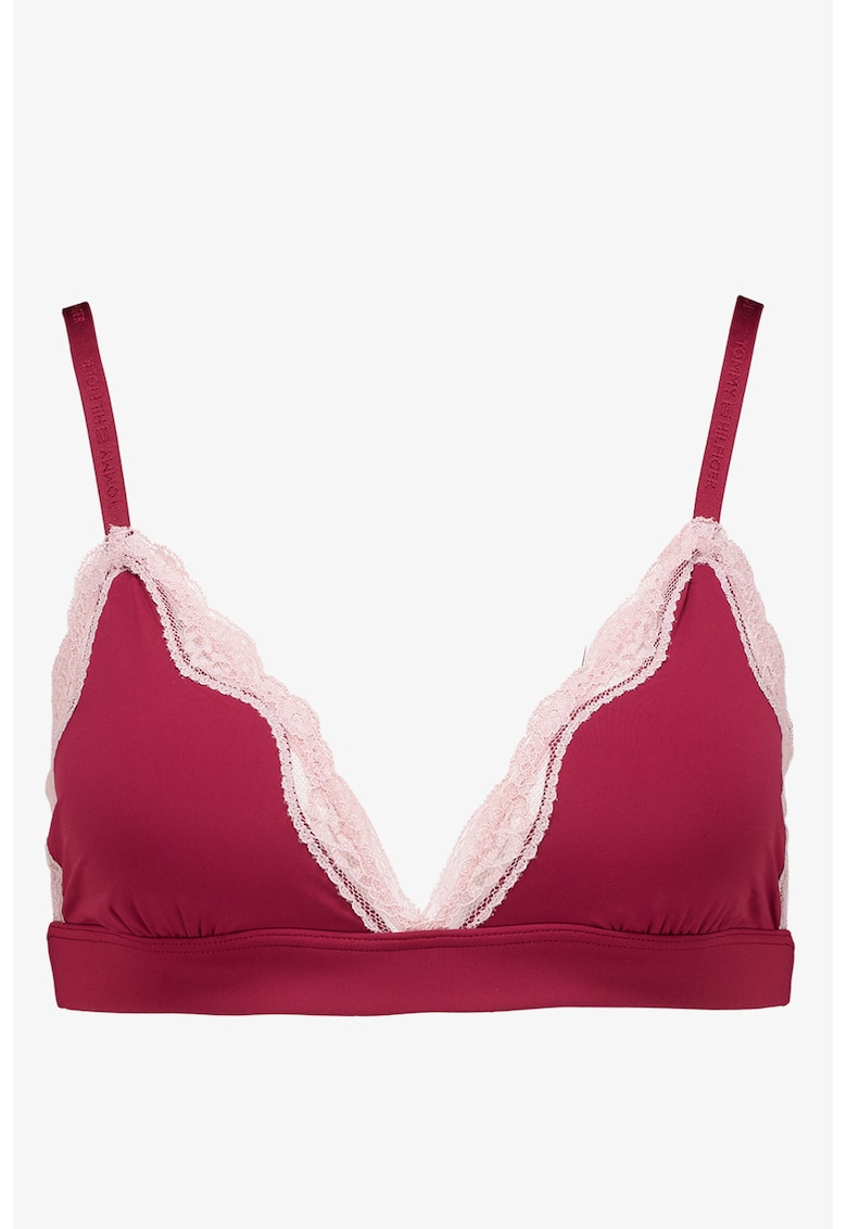 Sutien fara burete cu garnituri de dantela