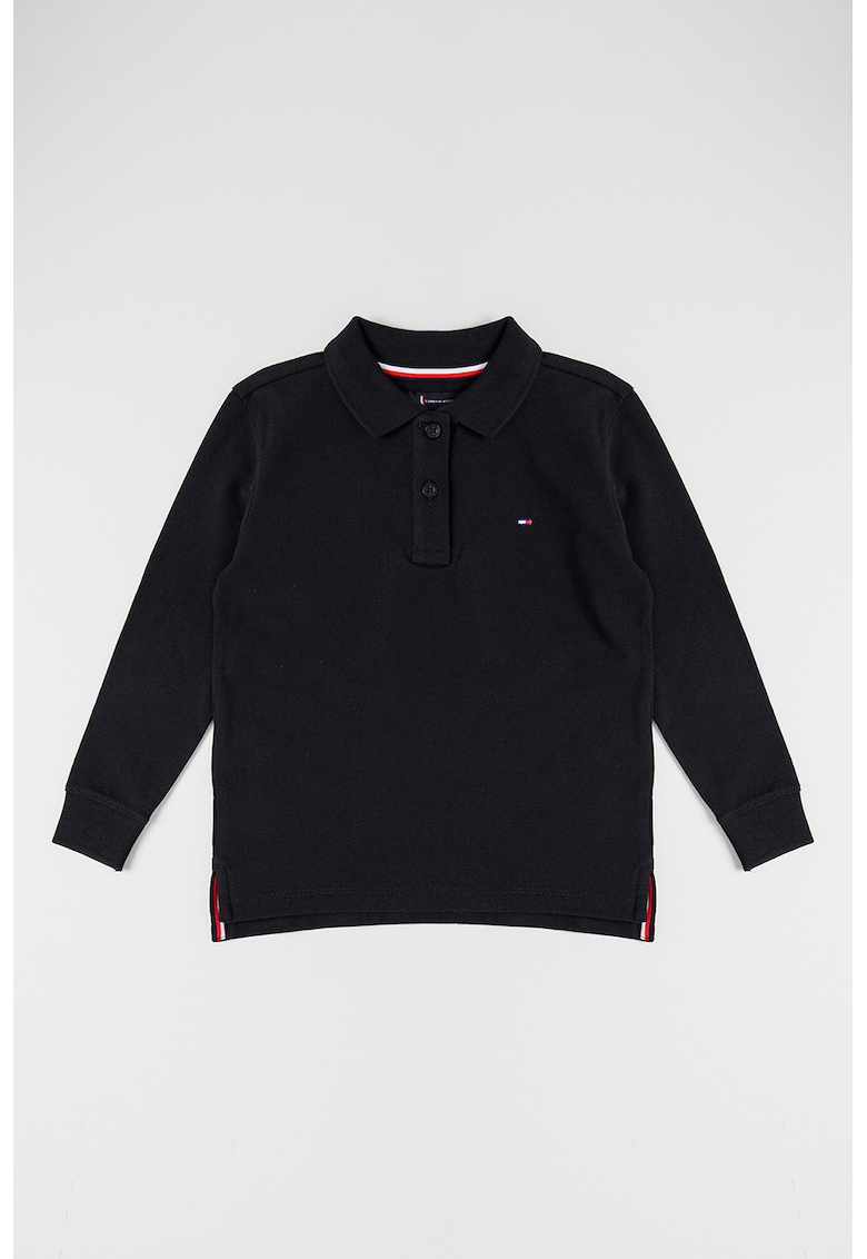 Bluza din bumbac cu guler polo