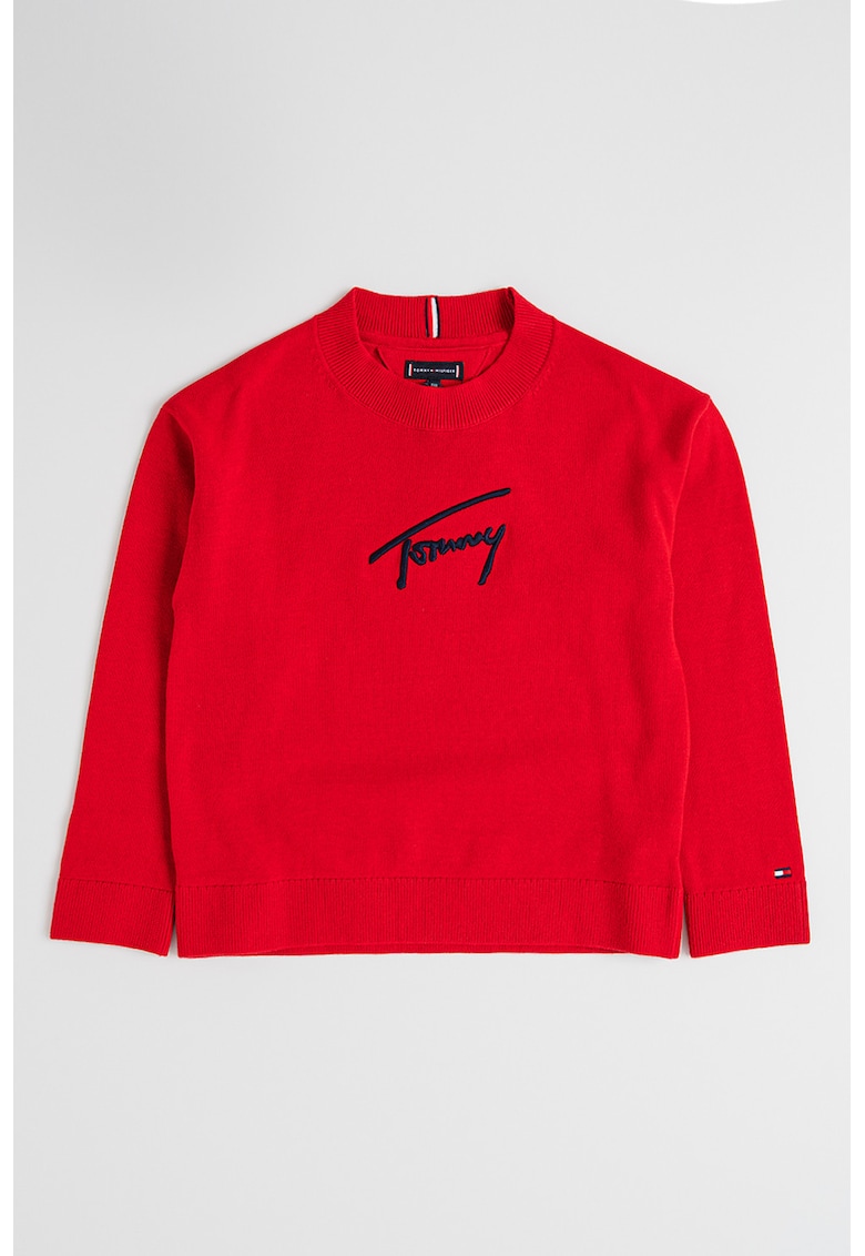 Pulover de bumbac organic cu logo