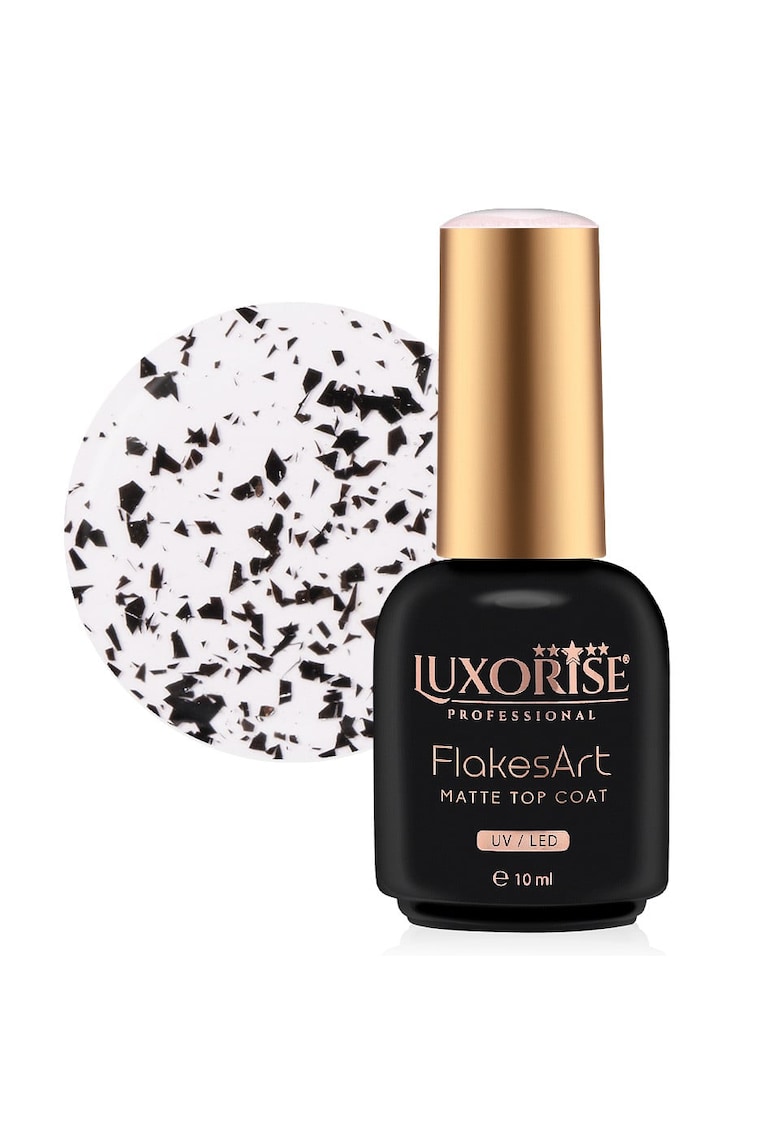 Top Coat - FlakesArt MATTE Noir Elegance 10ml