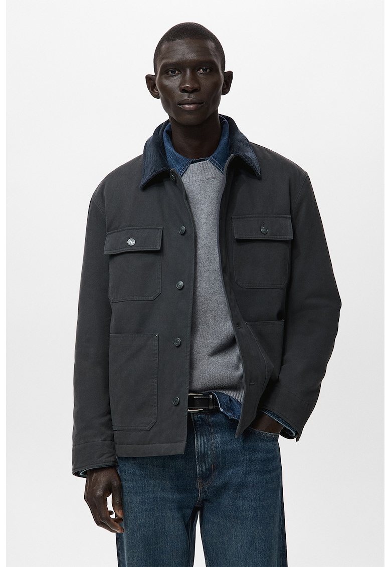 Jacheta cu guler din reiat