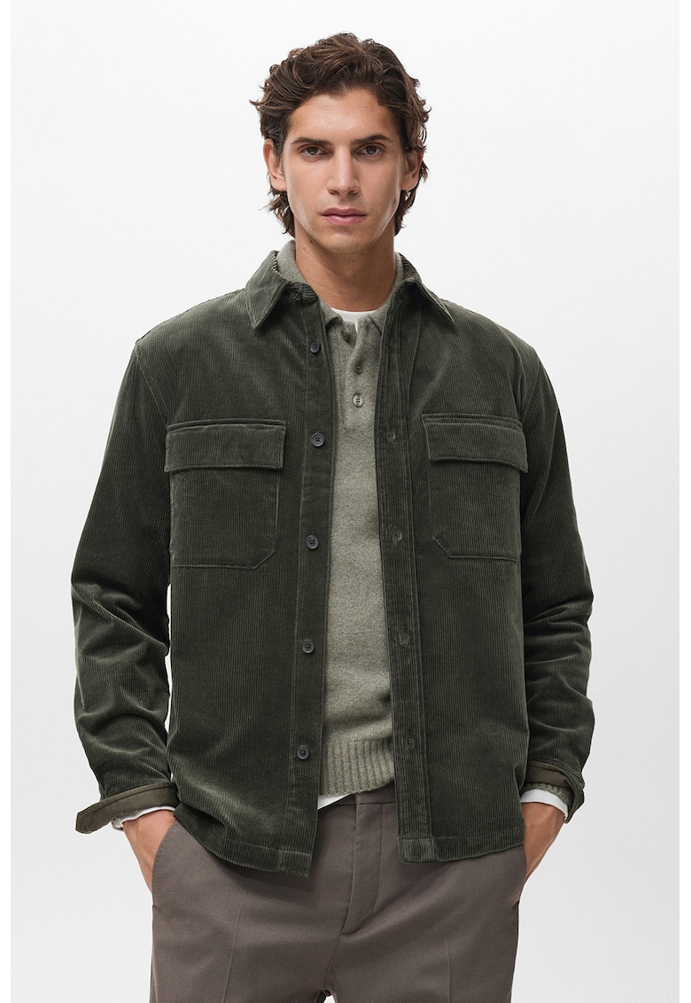 Jacheta din amestec de bumbac cu nasturi