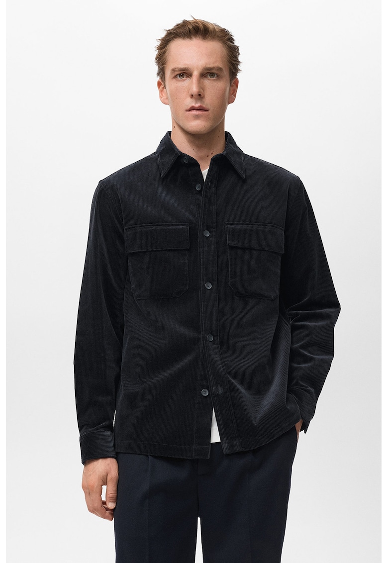 Jacheta din amestec de bumbac cu nasturi