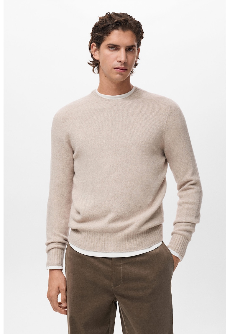 Pulover din amestec de lana