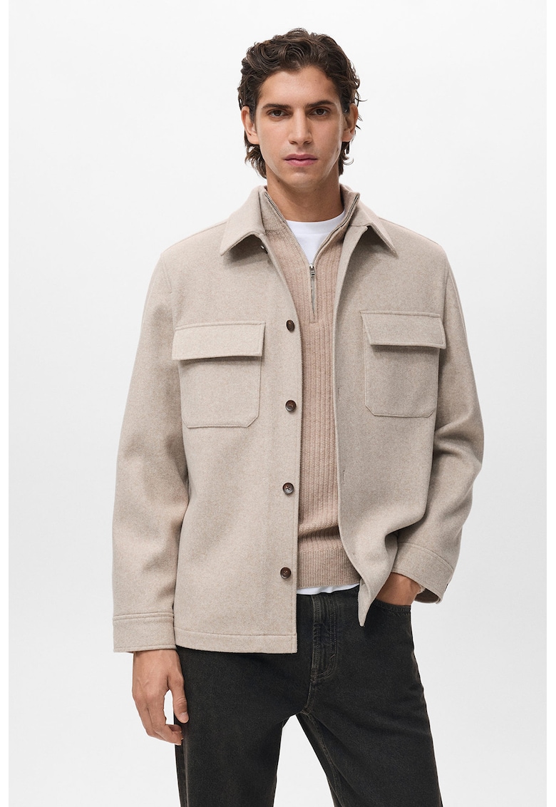 Jacheta cu buzunare cu clapa