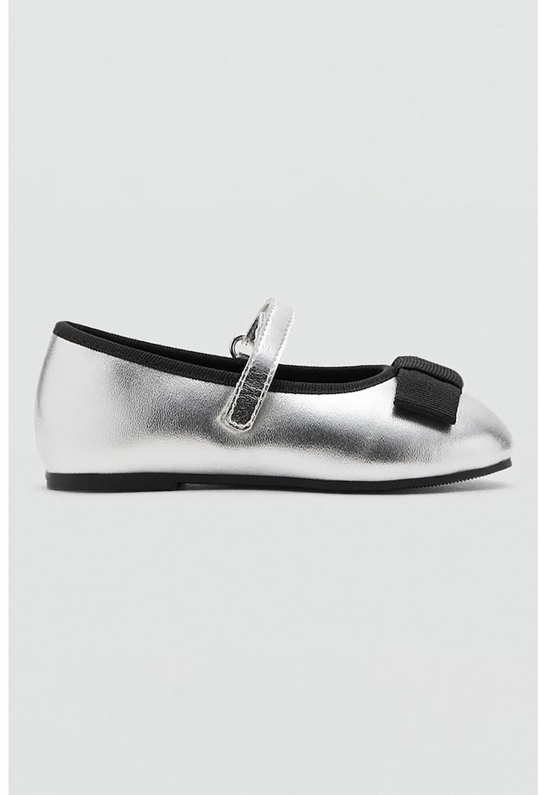 Balerini Mary Jane din piele ecologica