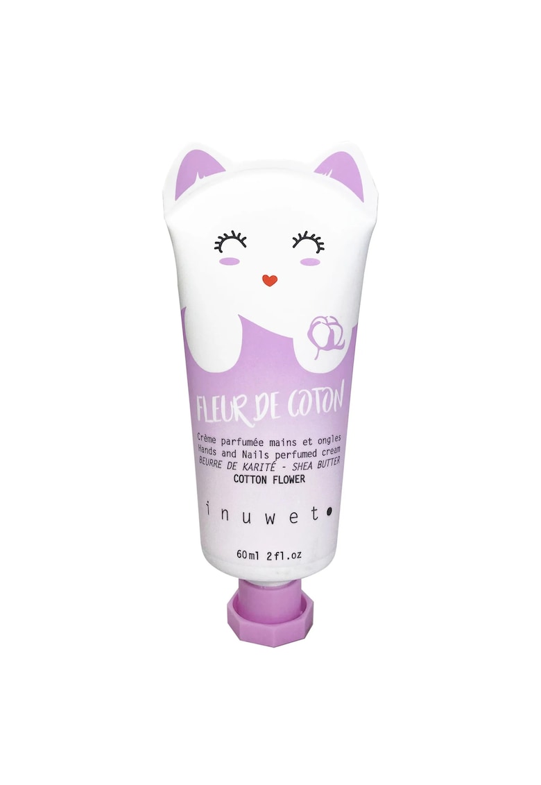 Crema hidratanta pentru maini si unghii - cu parfum de floare de bumbac - Fleur de Coton - 60 ml