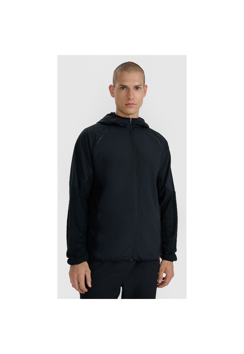 Hanorac Barbati Trail Running - Negru - Izolatie Primaloft - Marime