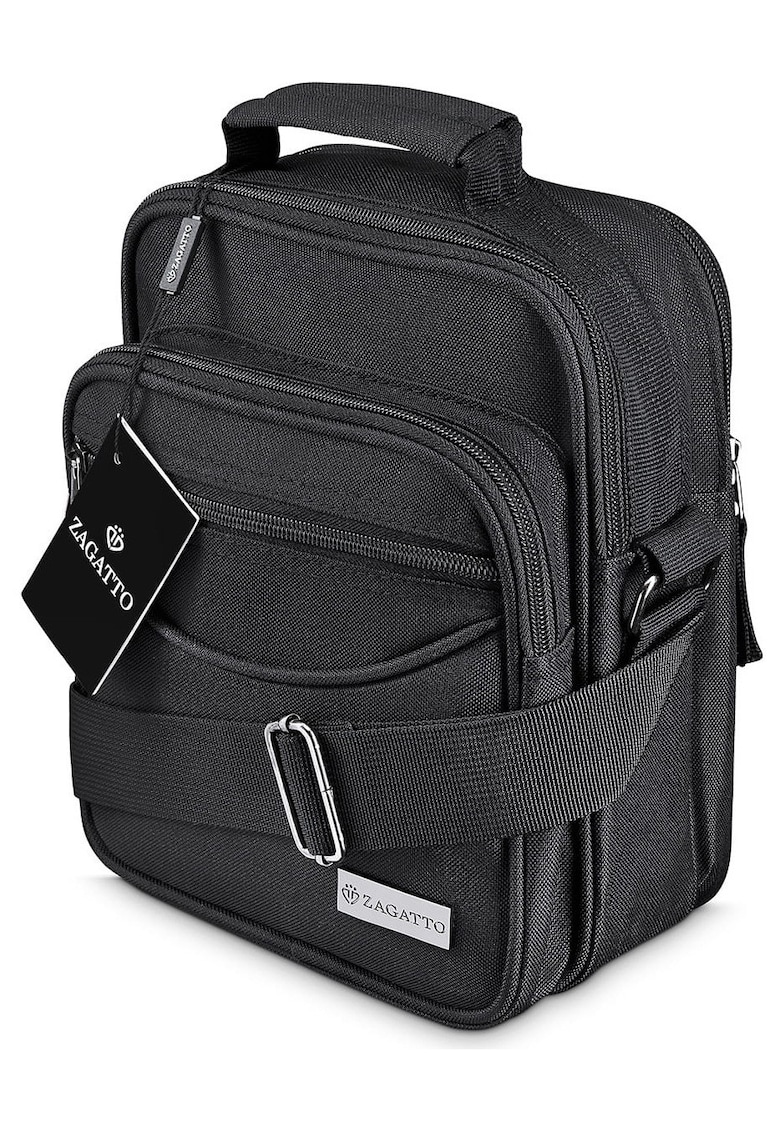 Borseta barbat umar - Neagra - Crossbody - 21x25x13 cm - ZG56WestPack Borseta barbat umar - Neagra - Crossbody - 21x25x13 cm - ZG56WestPack